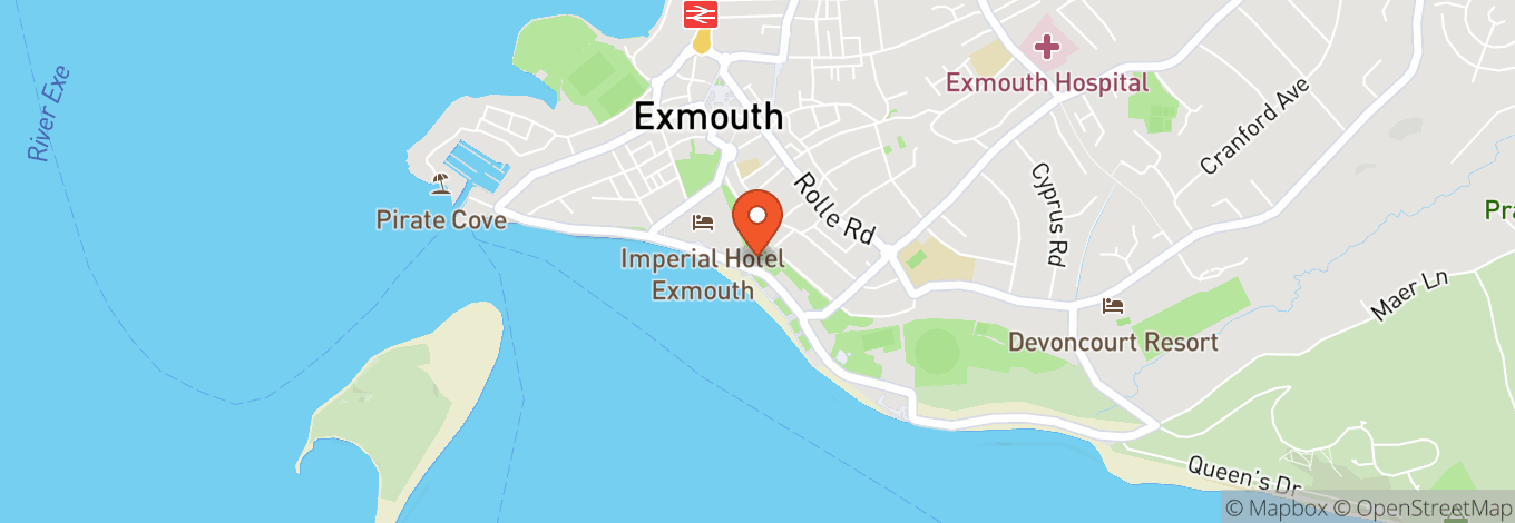 Map of Exmouth Pavilion