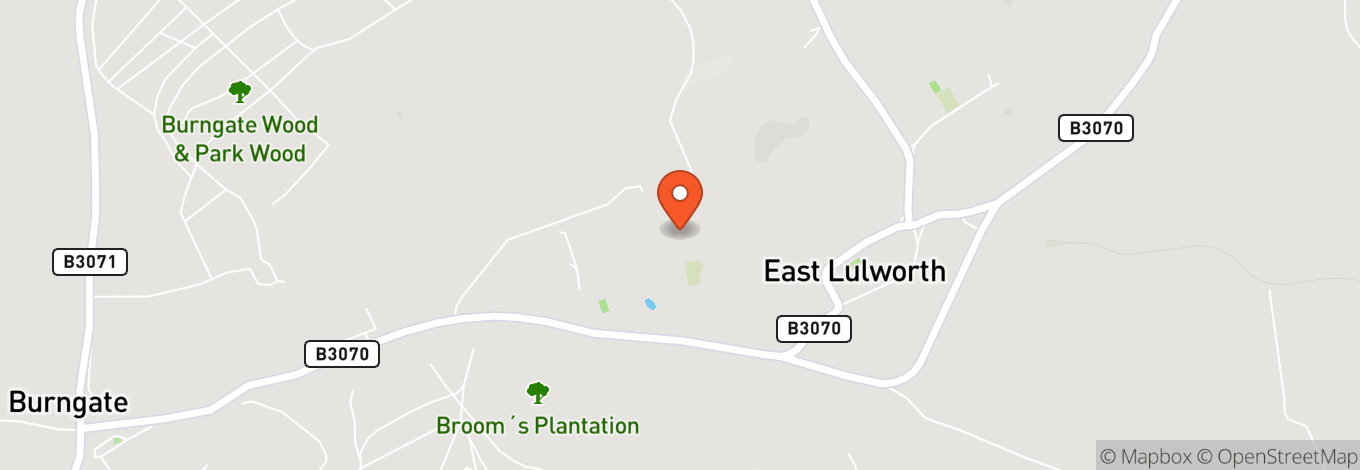 Map of Lulworth Castle Wareham
