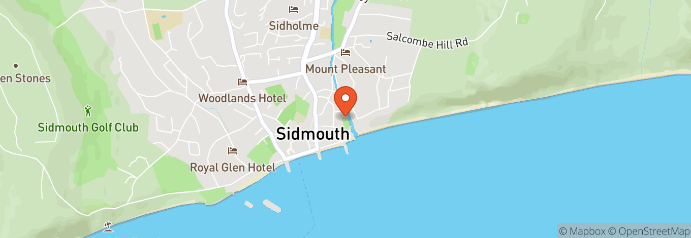 Map of Sidmouth Folk Festival