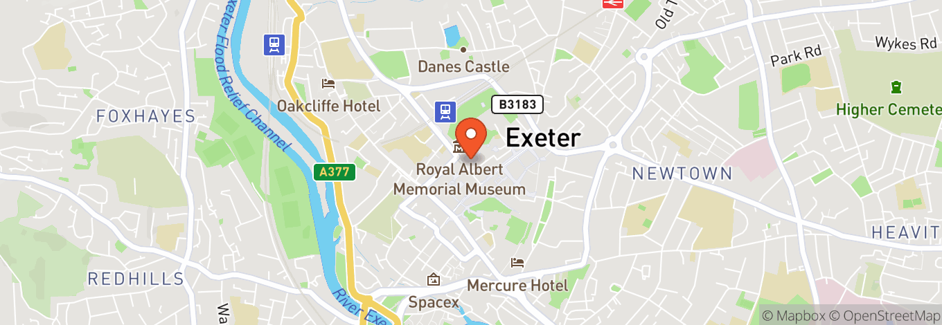 Map of Exeter Phoenix