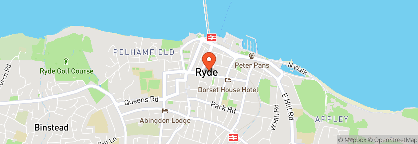 Map of Ryde Castle Hotel