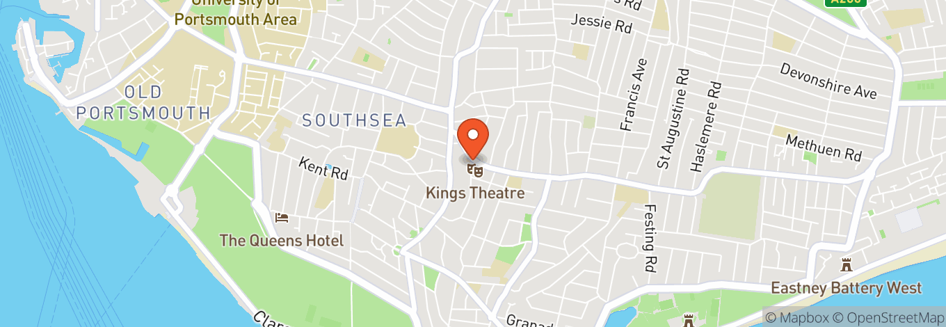 Map of Kings Theatre