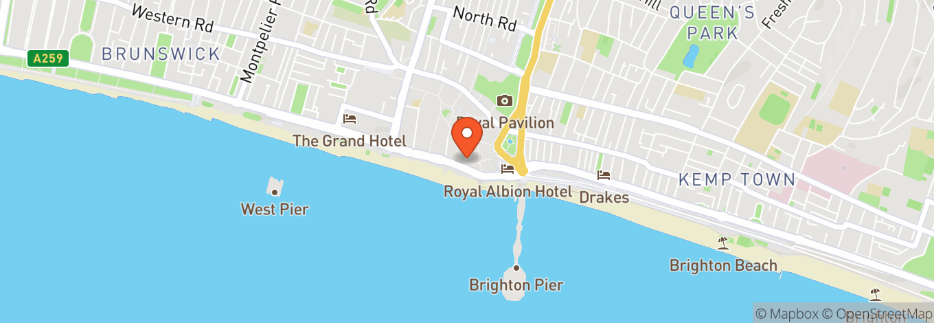 Map of Brighton Dome