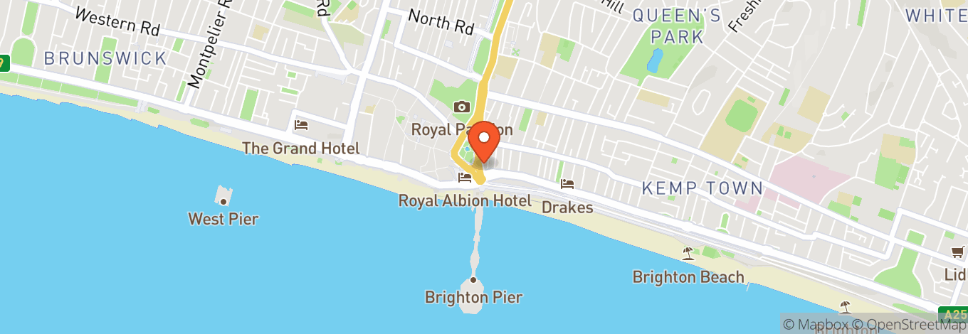 Map of Brighton Beach