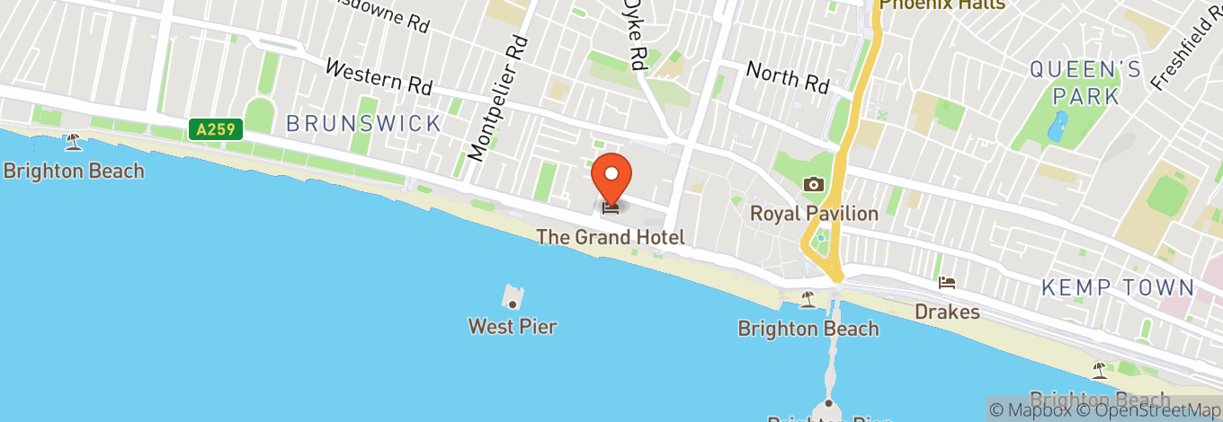 Map of The Grand Brighton