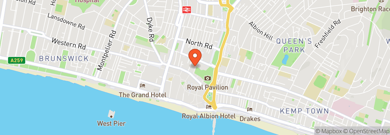 Map of Theatre Royal Brighton