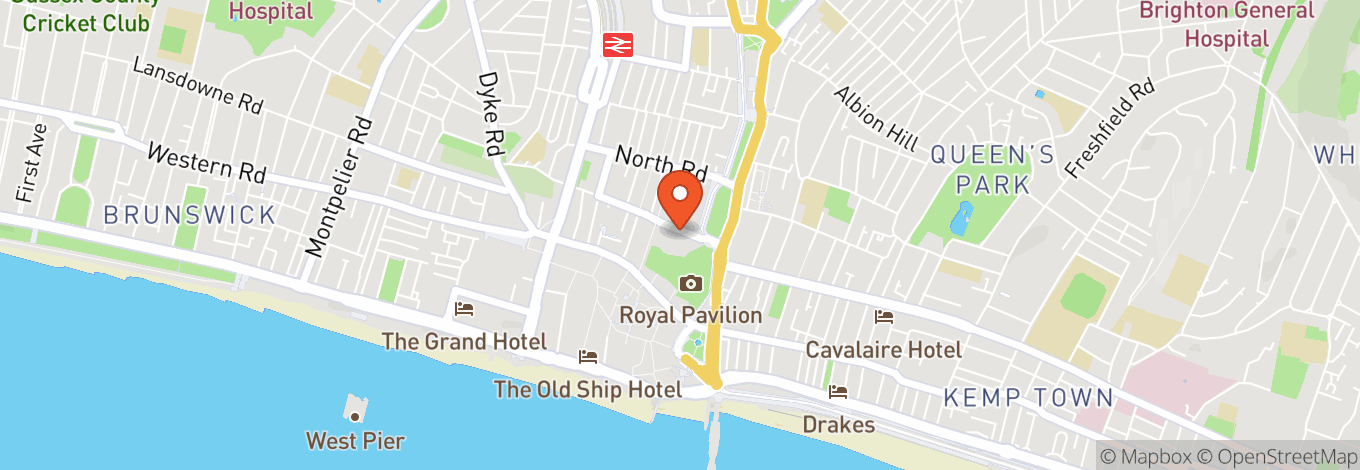 Map of Brighton Dome