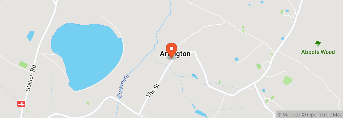 Map of Arlington Village Hall