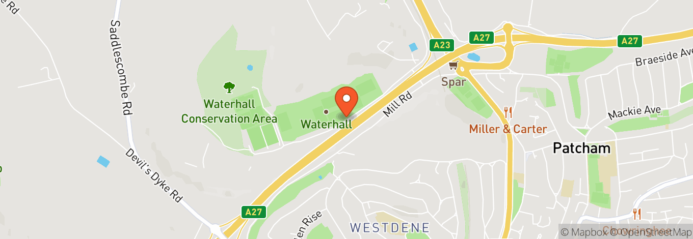 Map of Waterhall