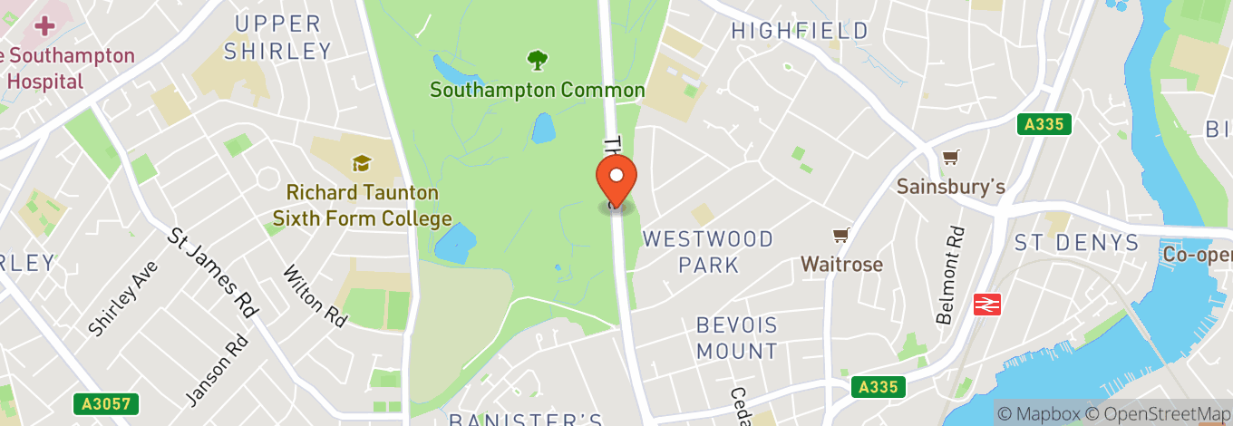Map of Southampton Common