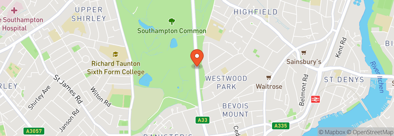 Map of Southampton Common