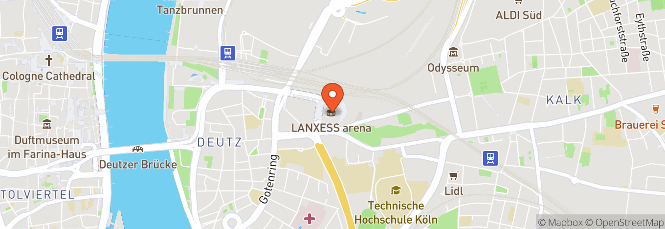 Map of Lanxess Arena
