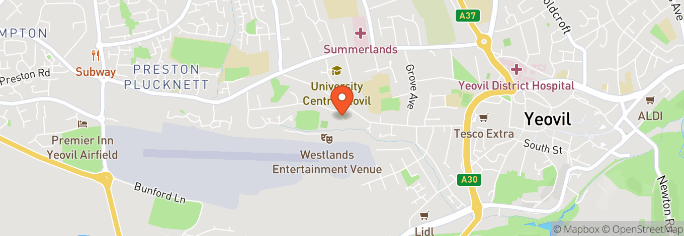 Map of Westlands Yeovil