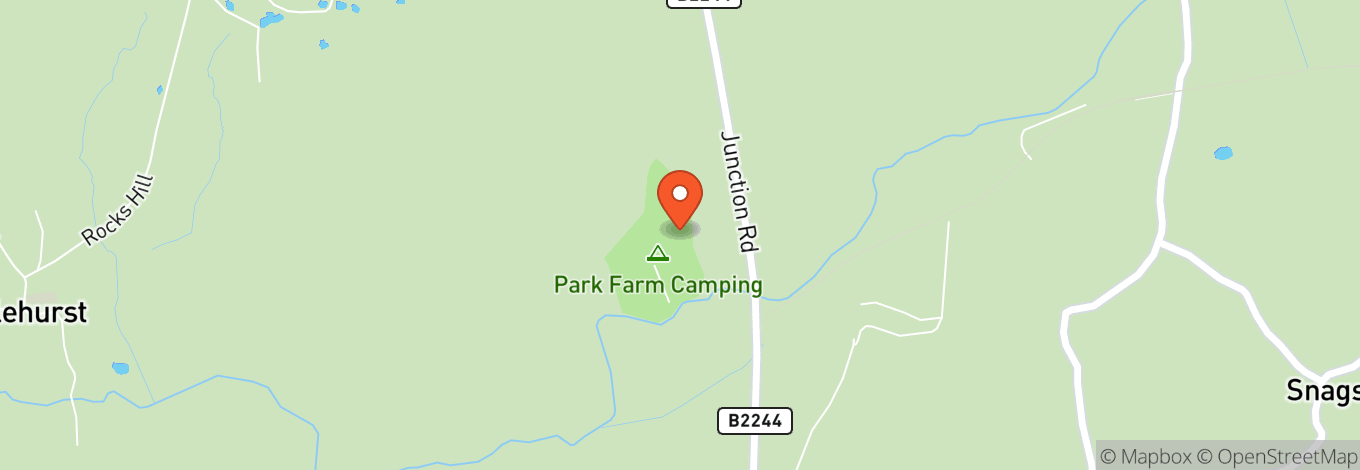 Map of Park Farm Camping Barn