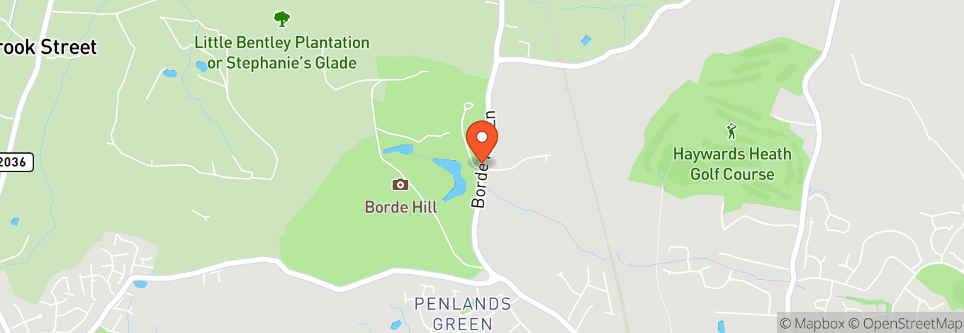 Map of Borde Hill Parklands