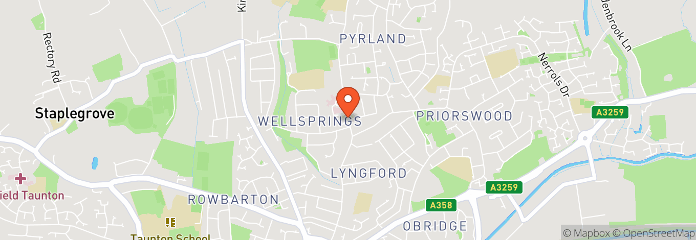 Map of Wellsprings Leisure Centre