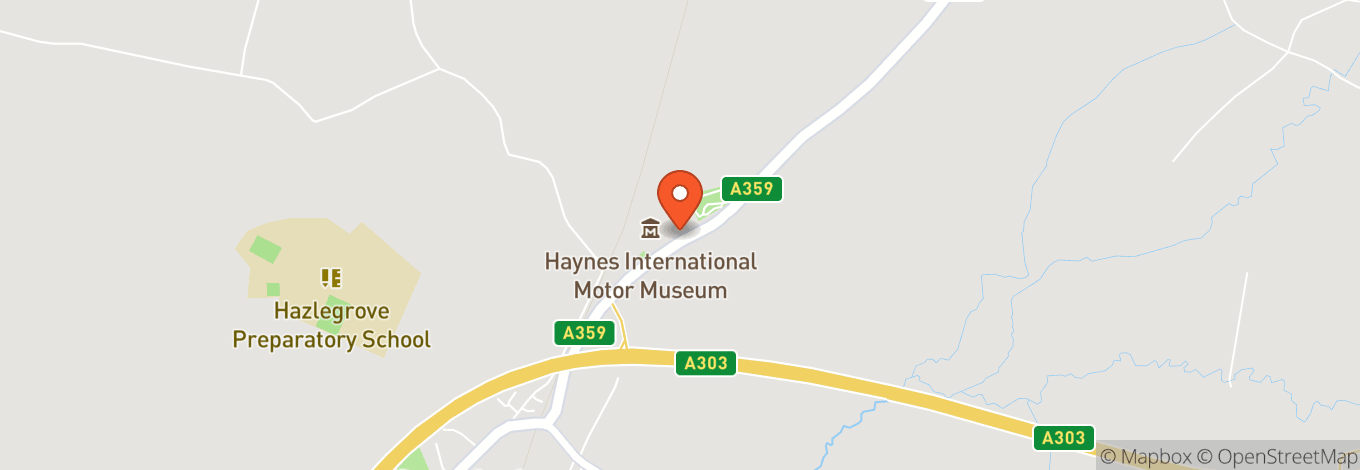 Map of Haynes Motor Museum