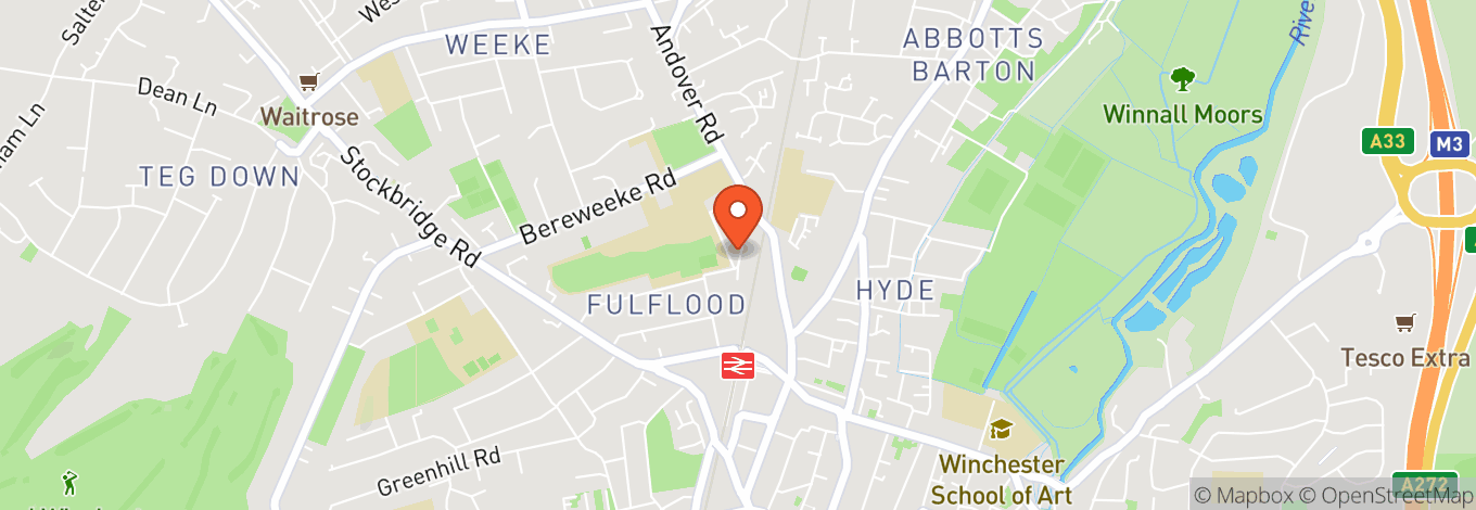 Map of Theatre Royal Winchester