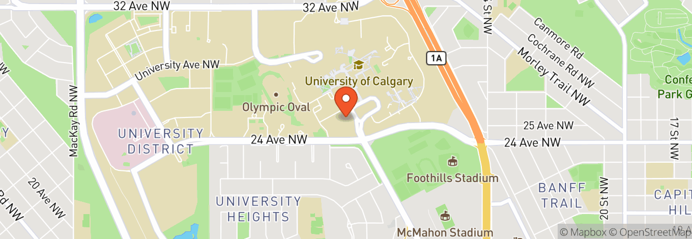 Map of Macewan Hall Concerts