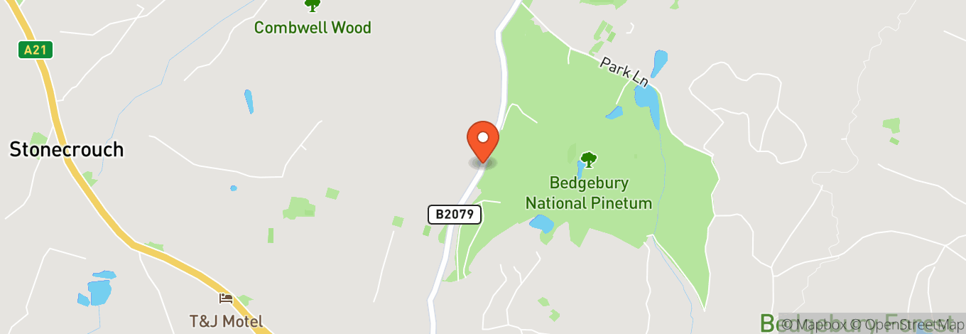 Map of Bedgebury National Pinetum And Forest