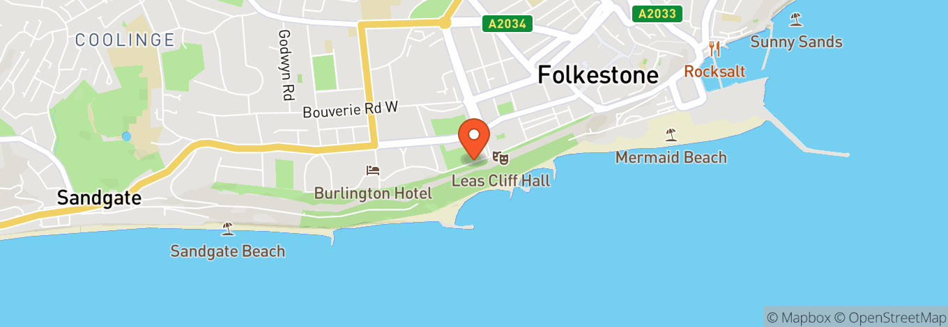Map of Leas Cliff Hall