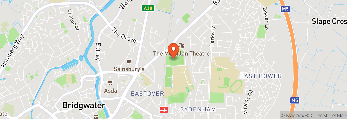 Map of Bridgwater & Albion Rugby Football Club