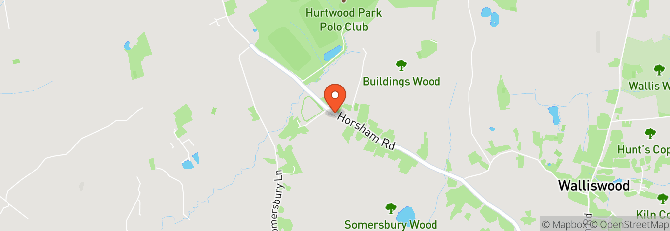 Map of Hurtwood Park Polo Club