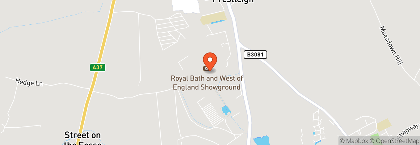 Map of The Bath And West Showground