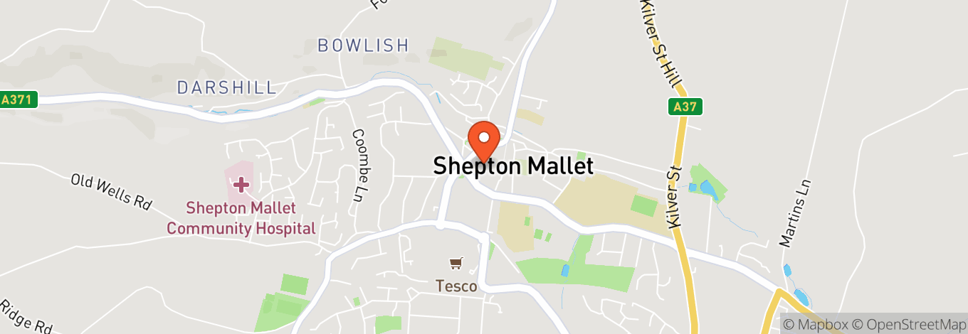 Map of Shepton Mallet