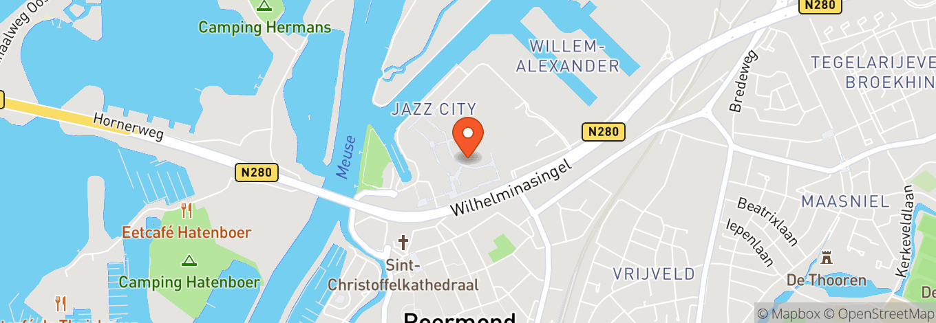 Map of Roermond Maasplassen