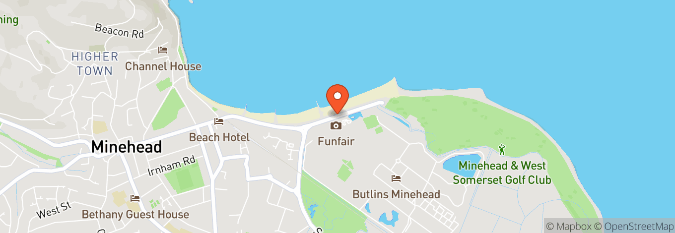 Map of Butlin's Minehead Resort