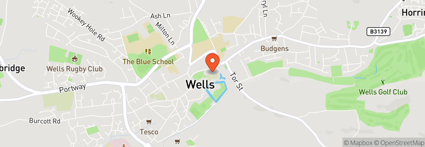 Map of Wells Cathedral
