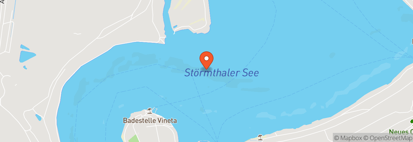 Map of Störmthaler See