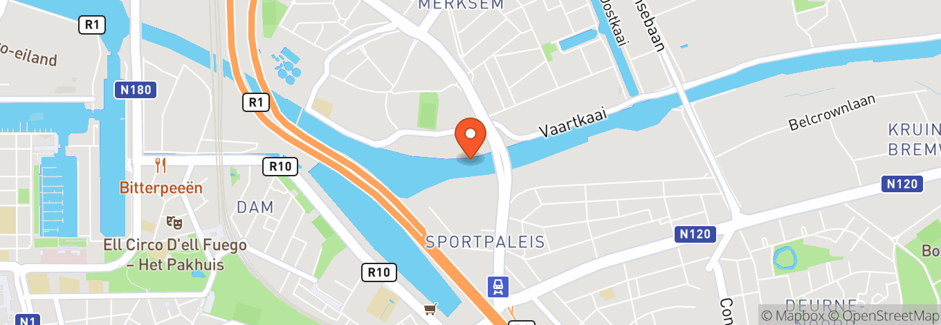 Map of Sportpaleis