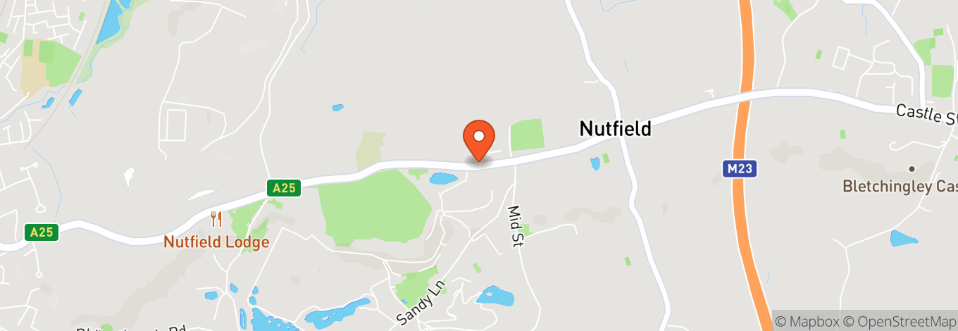 Map of Nutfield Priory Hotel