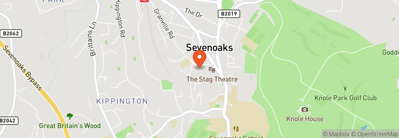 Map of The Stag Sevenoaks