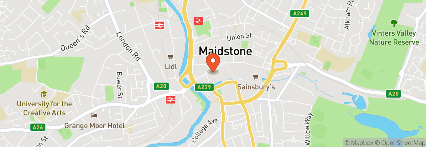 Map of Stone Open Air Club In Maidstone