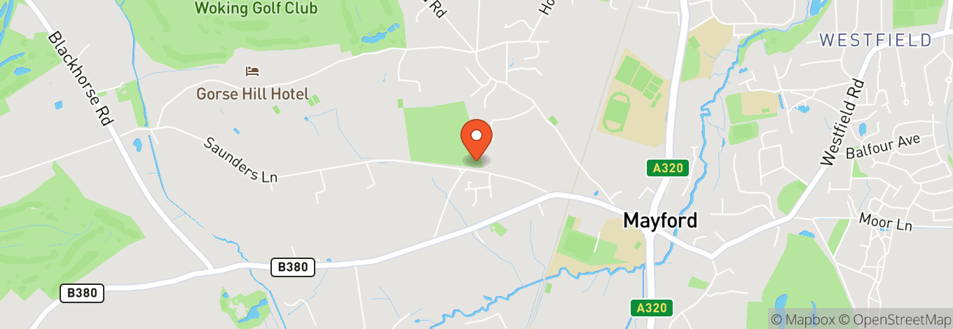 Map of Mayford Village Hall