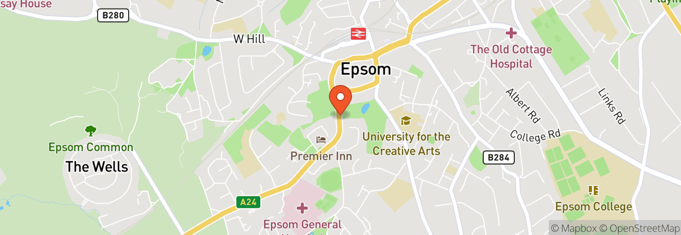 Map of Epsom Playhouse