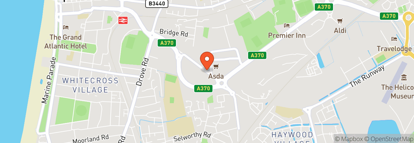 Map of Buzz Bingo Weston Super Mare