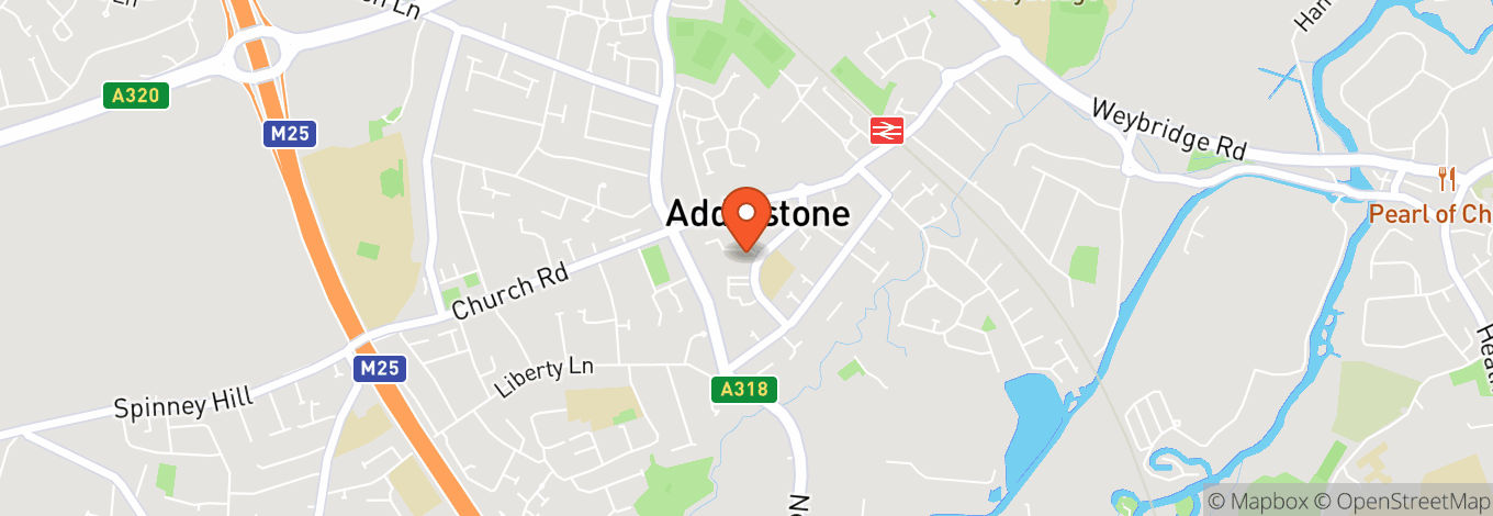 Map of Addlestone Community Centre