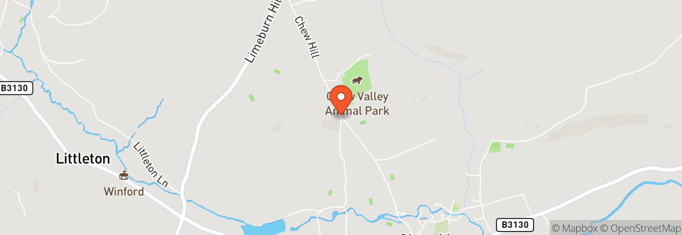 Map of Chew Valley Animal Park