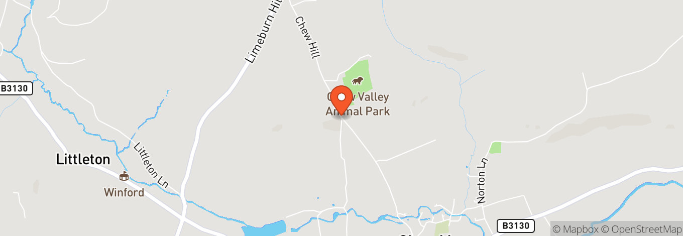 Map of Chew Valley Animal Park