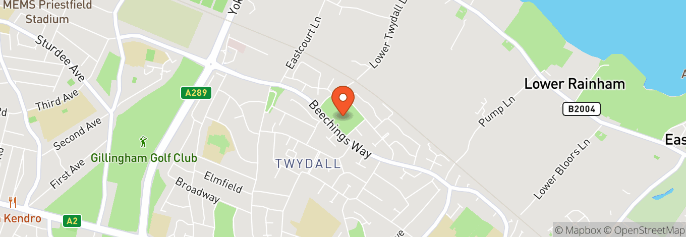 Map of Twydall Community Center