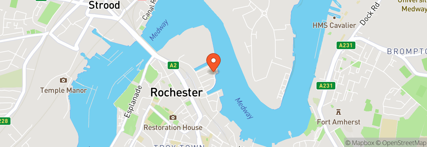 Map of Casino Rooms in Rochester