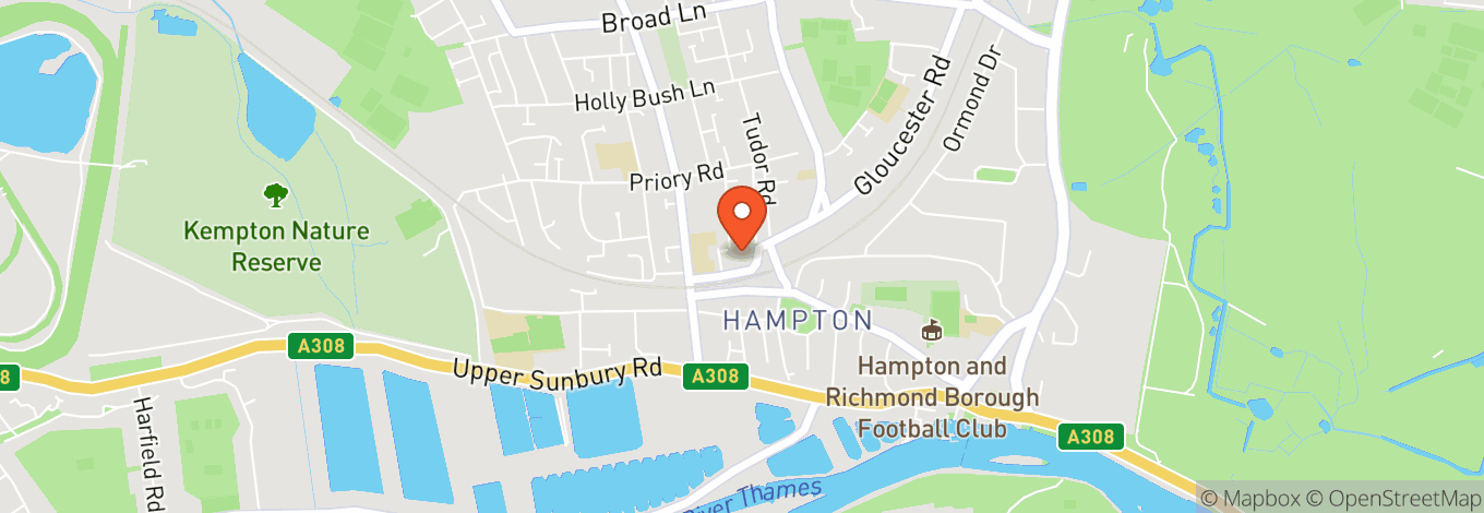 Map of Hampton Hub