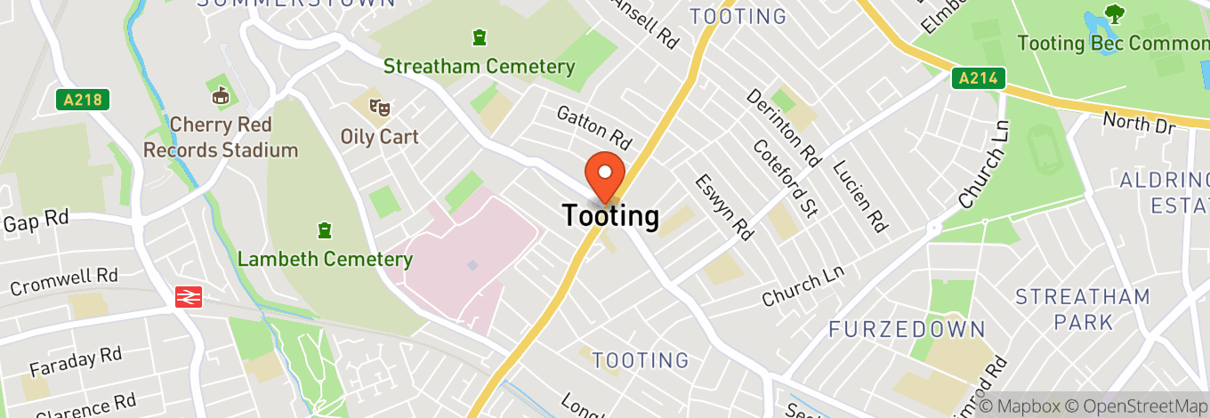 Map of And Then Tooting
