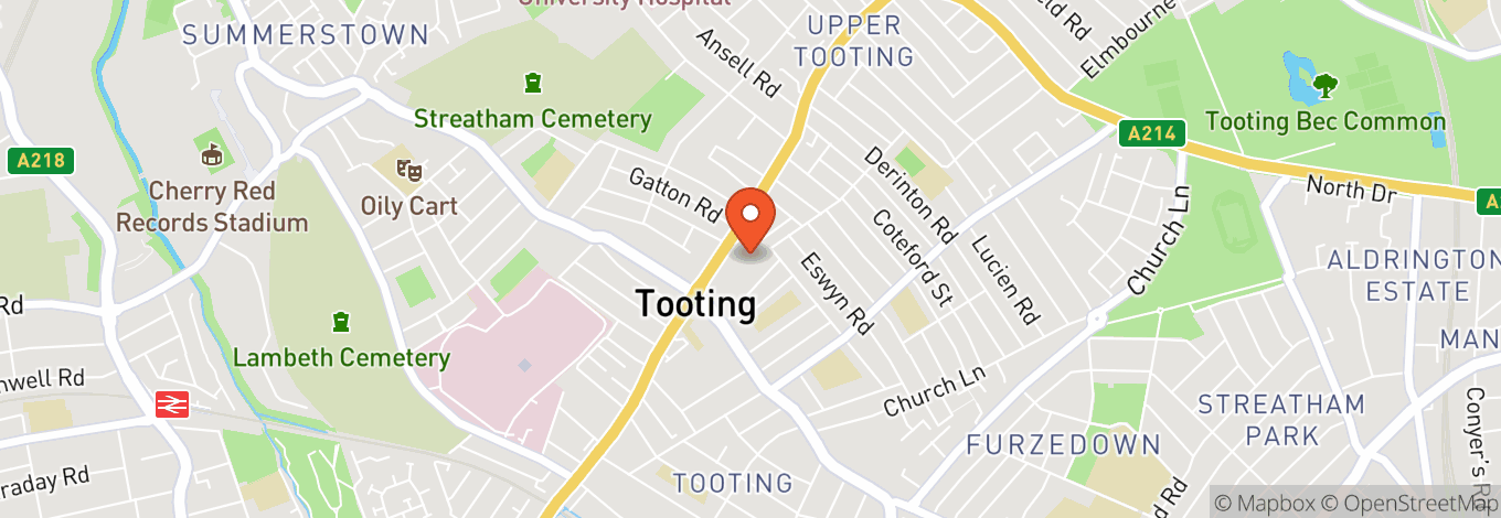 Map of Mezzanine - Tooting