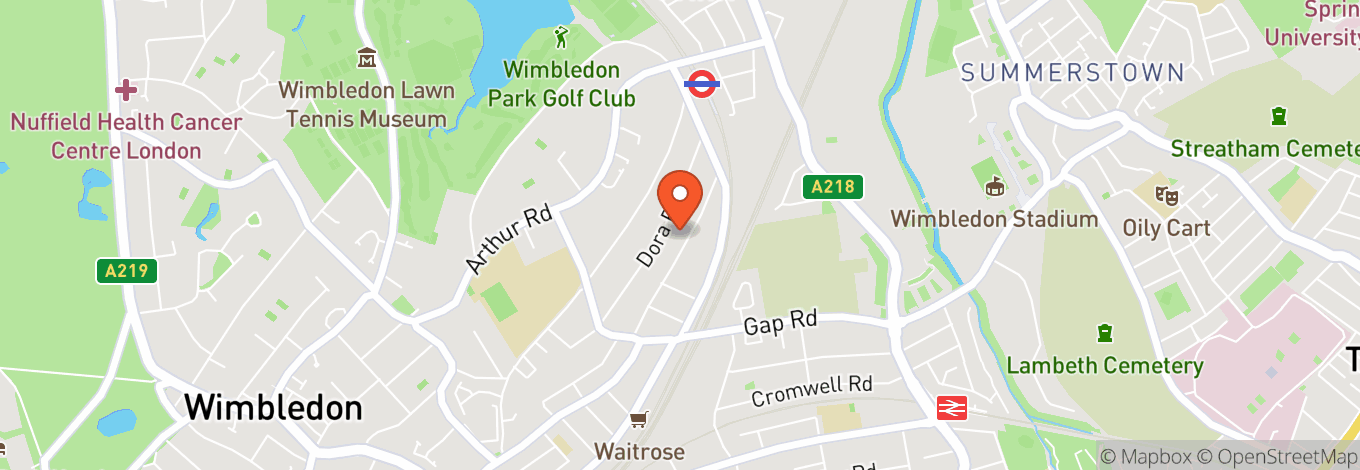 Map of Arthurs Cafe in London