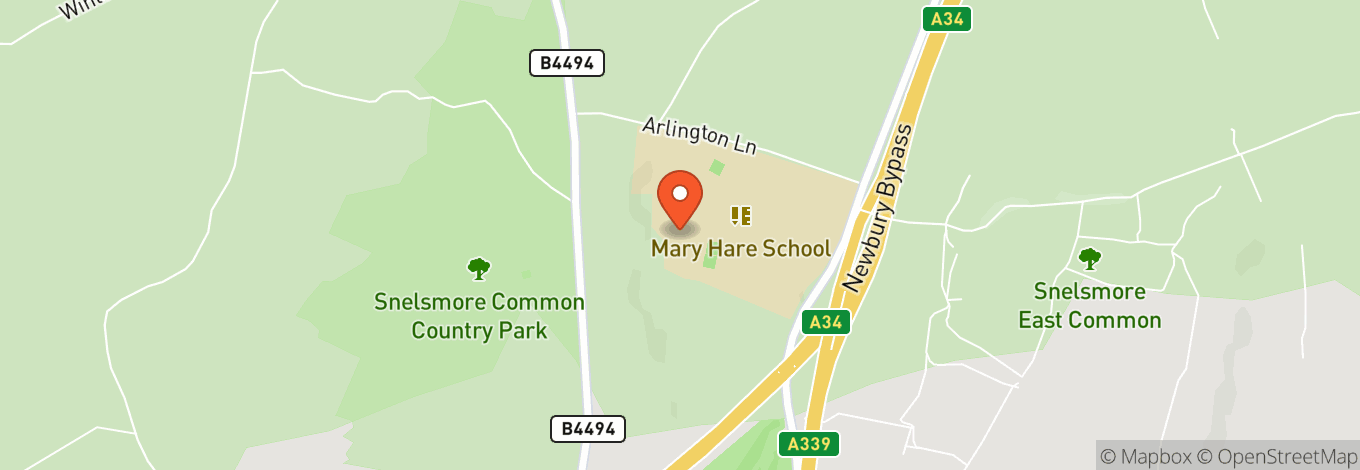 Map of Arlington Arts Centre